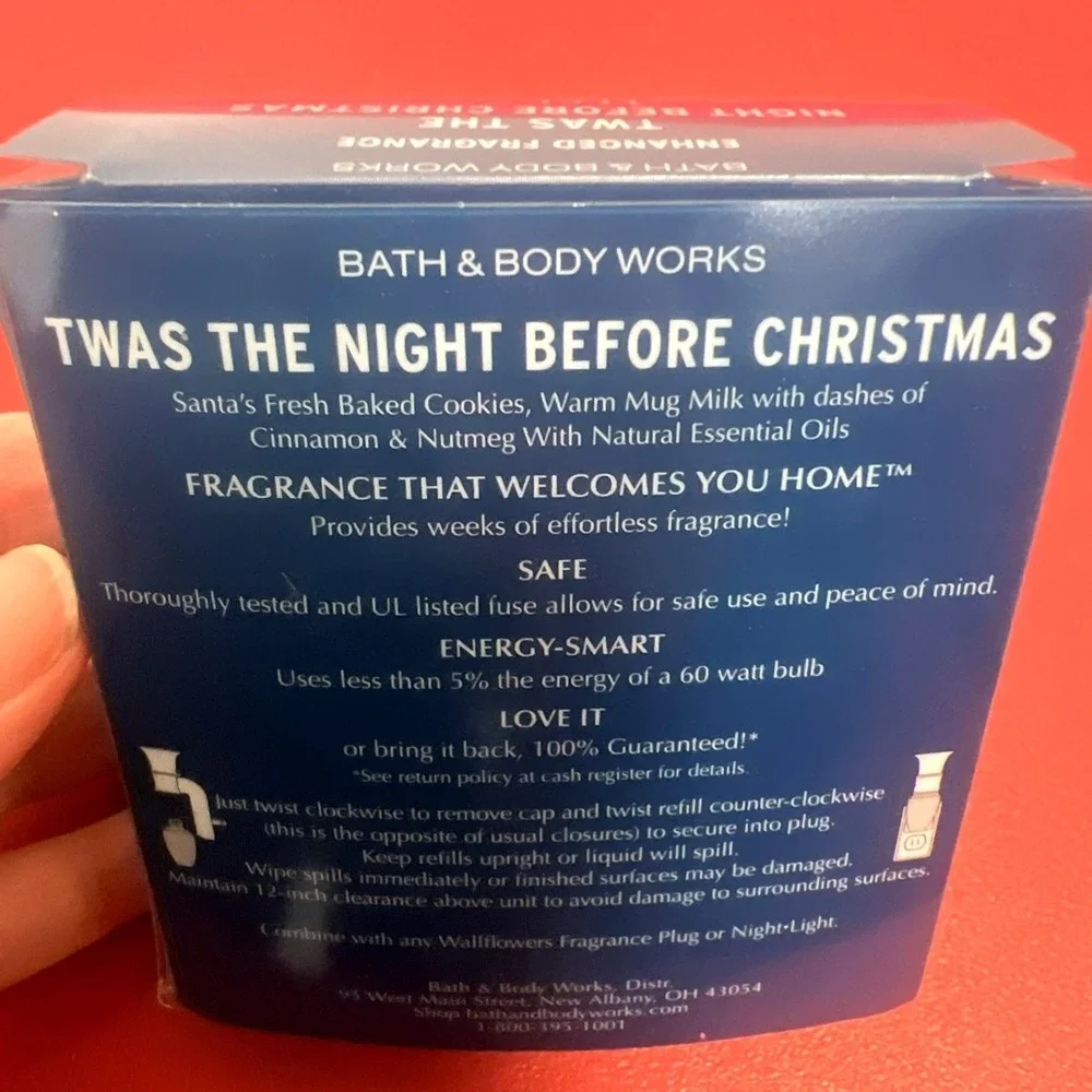 Bath & Body Works Wallflowers Refill‎ 2-Pk Home Fragrance Twas Night Before Xmas